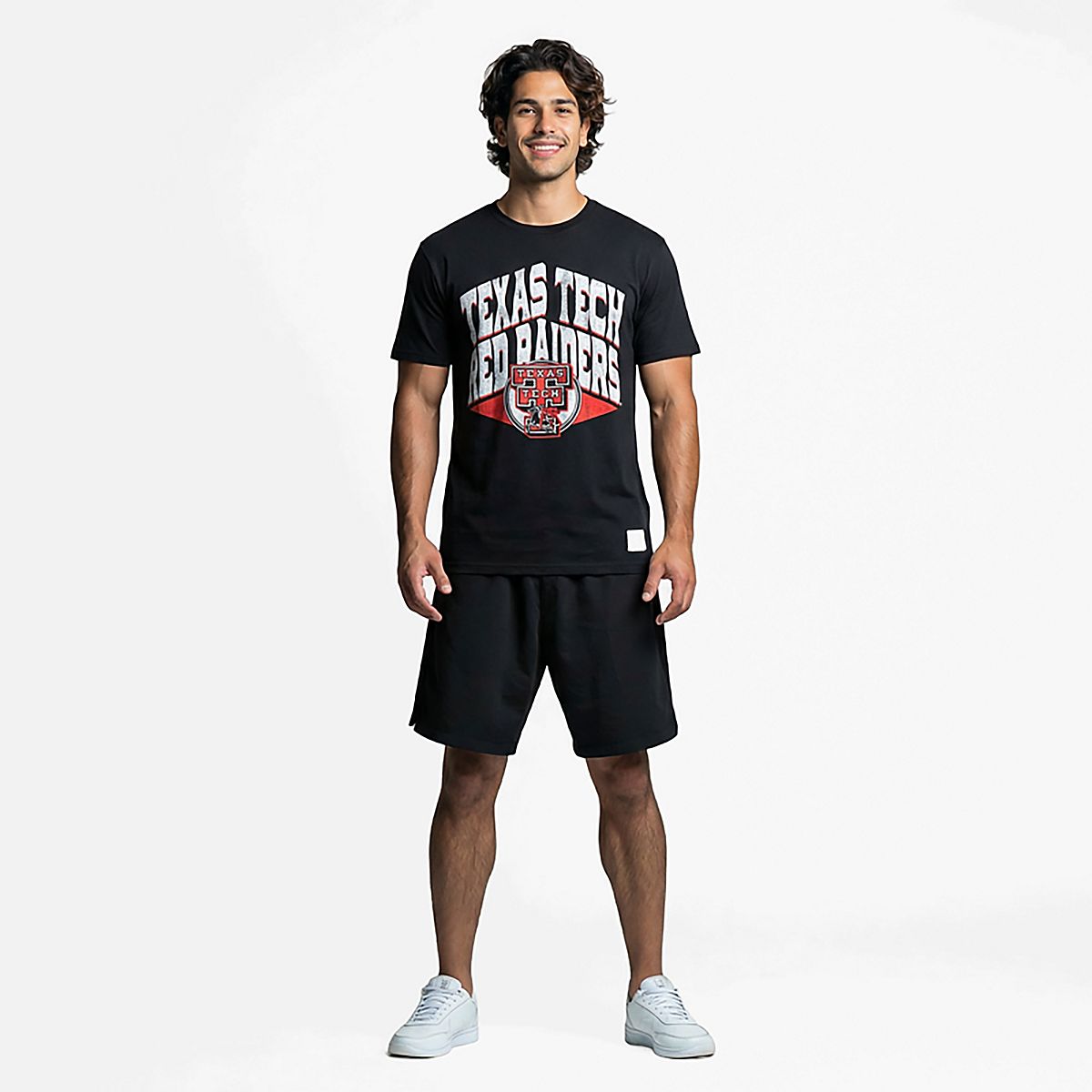 Retro Brand Men's Texas Tech University School Over Circle Logo Graphic ...
