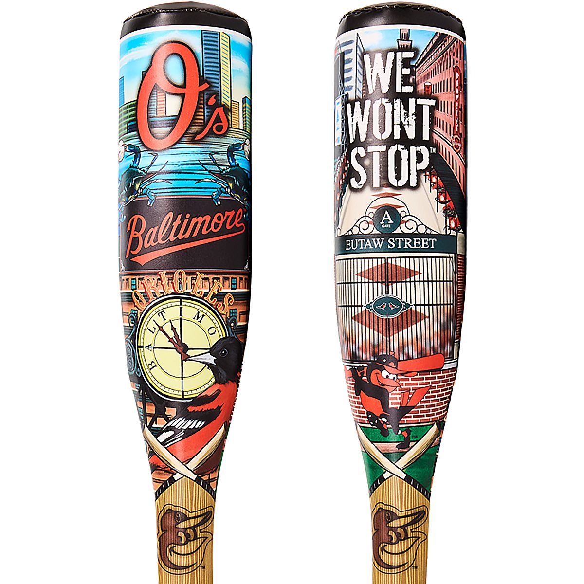 Franklin Sports Kids' MLB Baltimore Orioles Soft Sport Bat and