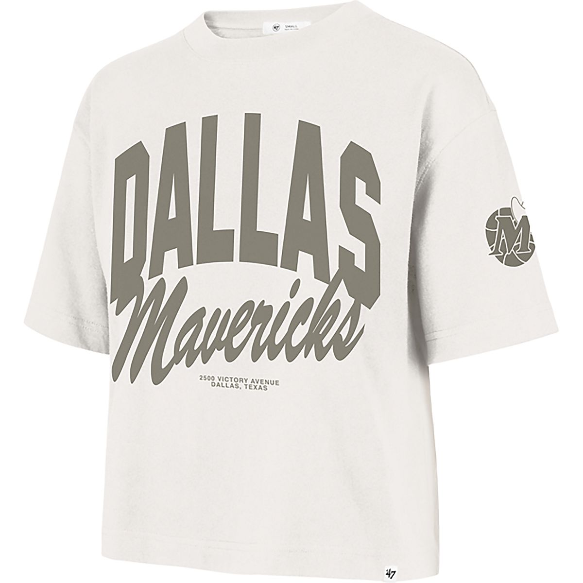 '47 Dallas Mavericks Women's Pattern Arch Reed City Graphic T-shirt ...