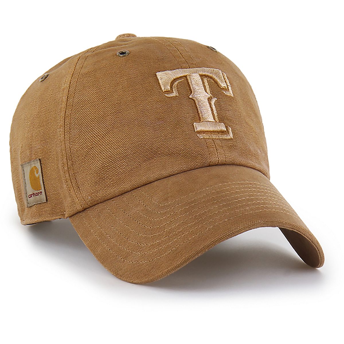 47 Texas Rangers Carhartt Garment Dyed Canvas Clean Up Cap | Academy
