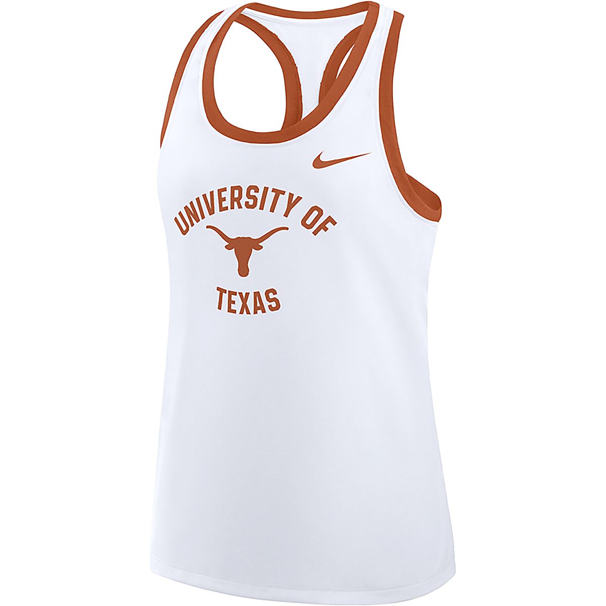 Nike Women's University of Texas School Arch Racerback Tank Top