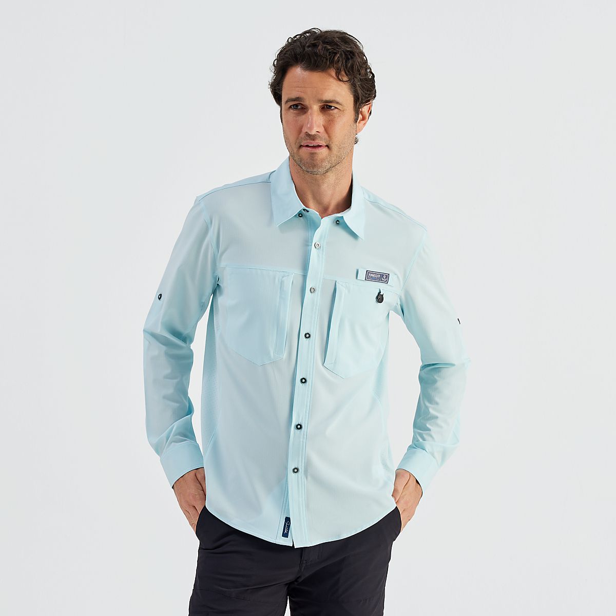 Magellan Outdoors Men's Jacob Wheeler Angler Long Sleeve Shirt
