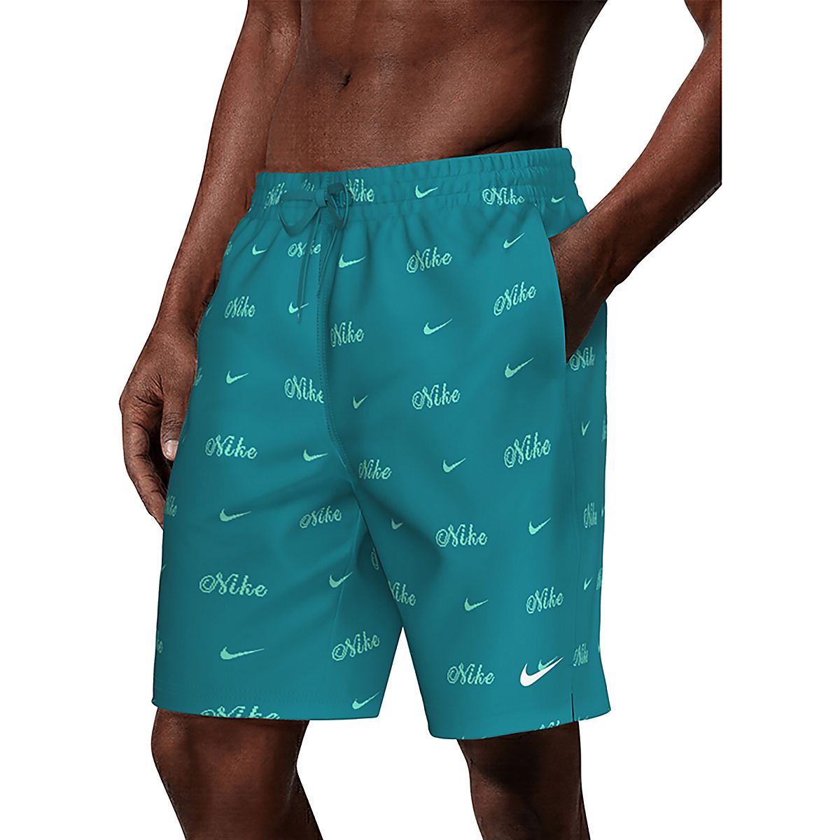 Nike Men's Breaker Digi Swoosh Volley Swim Shorts | Academy