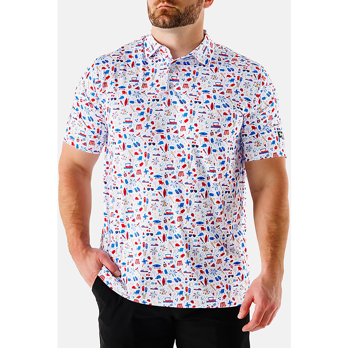 Waggle Men's Americana Polo Shirt | Academy