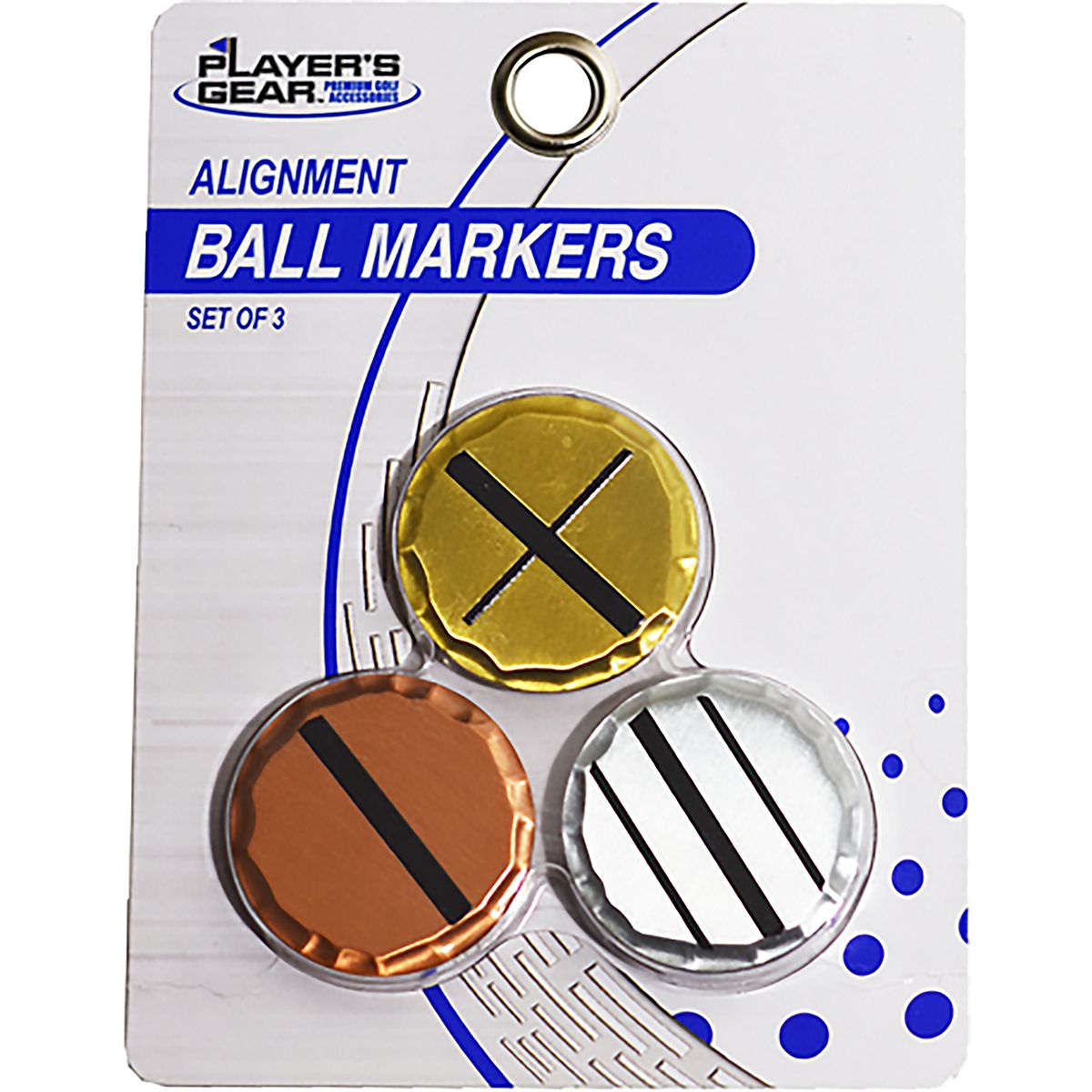 Players Gear Beveled Ball Markers 3-Pack | Academy
