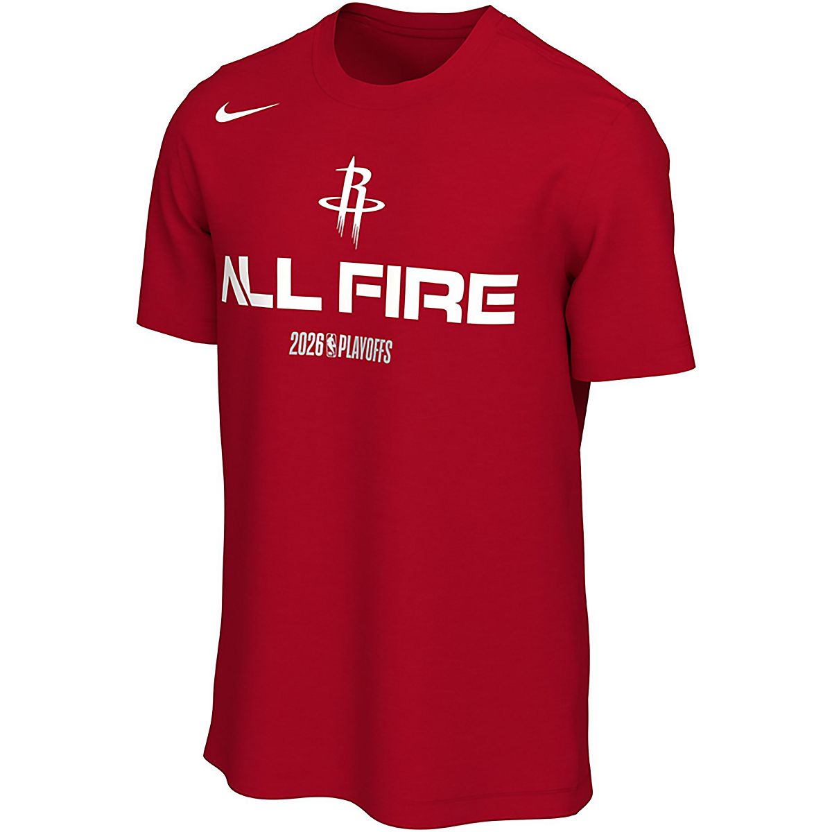 Nike Men's Houston Rockets 25-26 Playoff Mantra Short Sleeve T