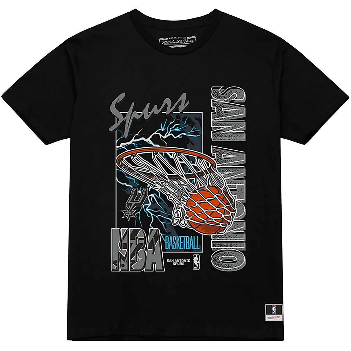 Mitchell & Ness Men's San Antonio Spurs Lightning Swish Short