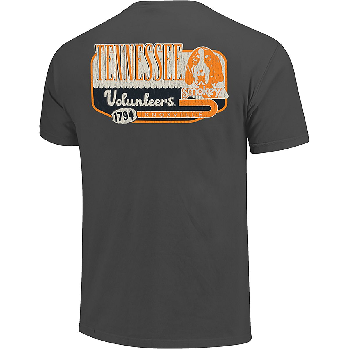 Image One Men's University of Tennessee Vintage Tin Sign DS Short Sleeve T-shirt