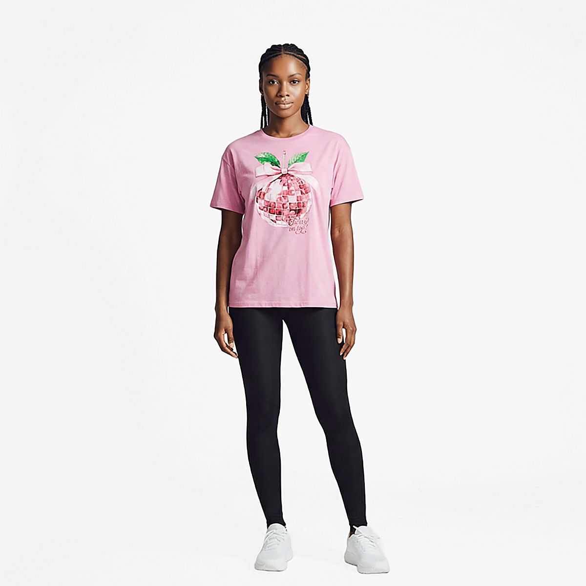 Live Outside the Limits Women's Cherry On Top Oversized Graphic T