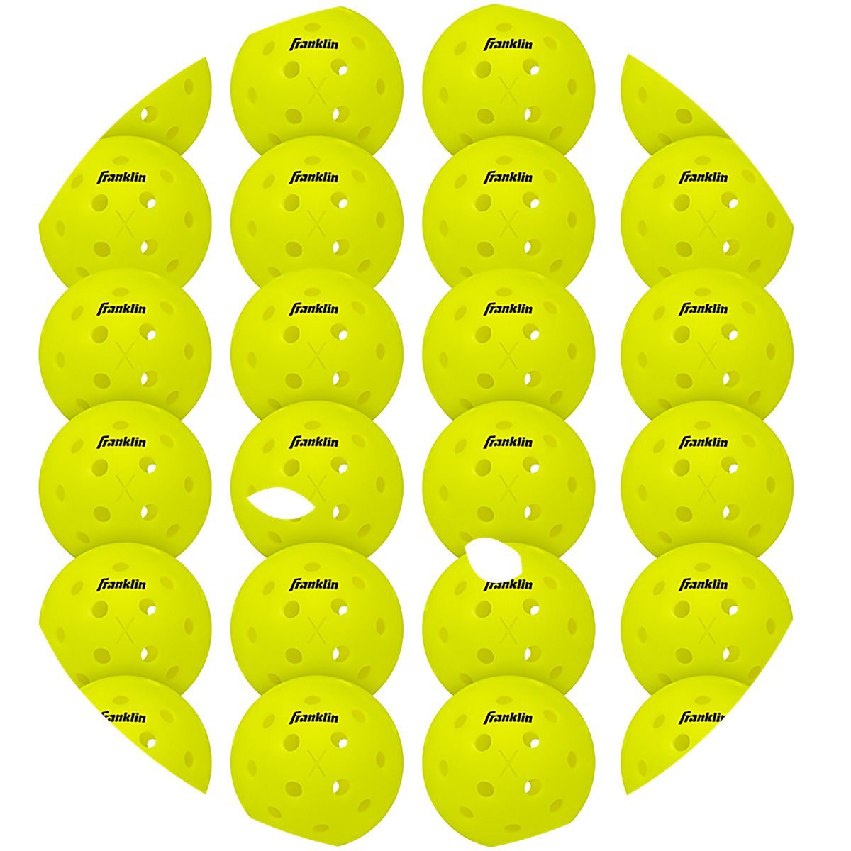 Franklin X-40 Outdoor Pickleballs 24-Pack | Academy