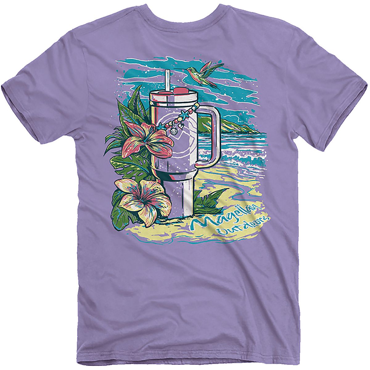 Magellan Outdoors Women's Tumbler Paradise Graphic Short Sleeve T