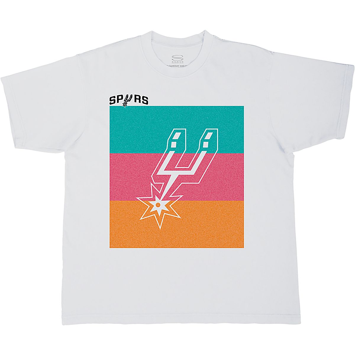 Stadium Essentials Women's Spurs Faded Pop Urban Short Sleeve Tee