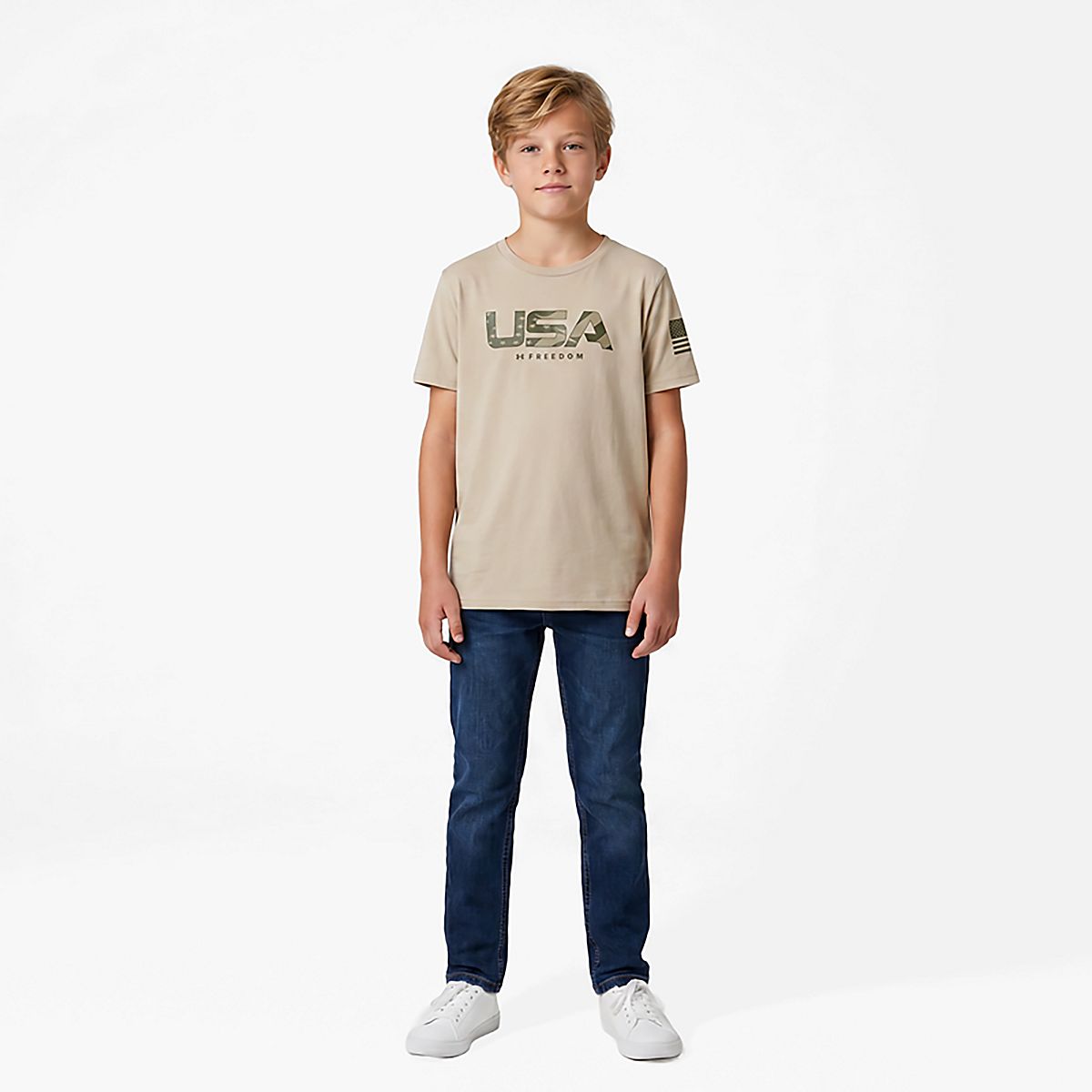 Under Armour Boys’ Freedom Chest Flag T-shirt | Academy