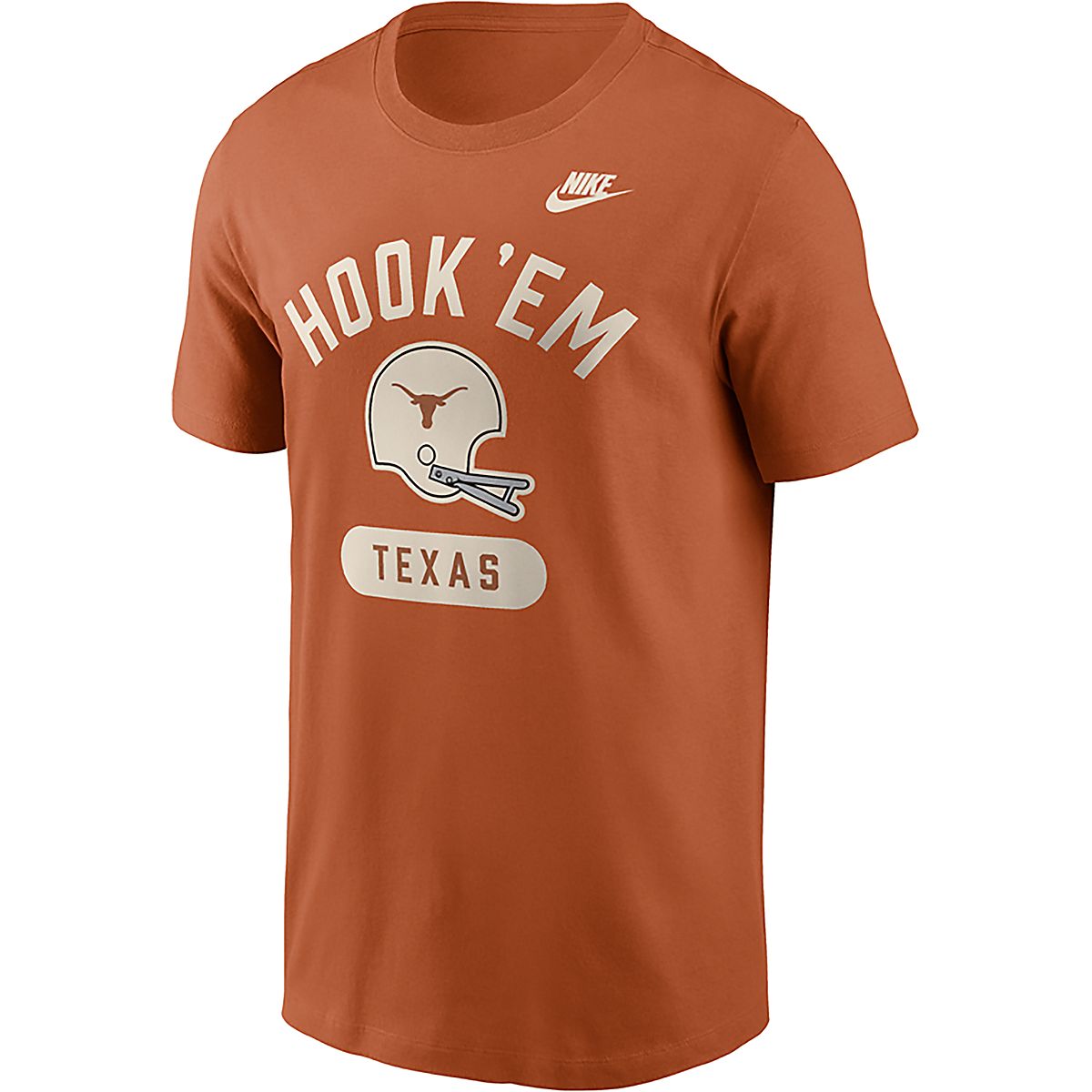 Nike University of Texas Football Helmet Legacy Graphic T-shirt