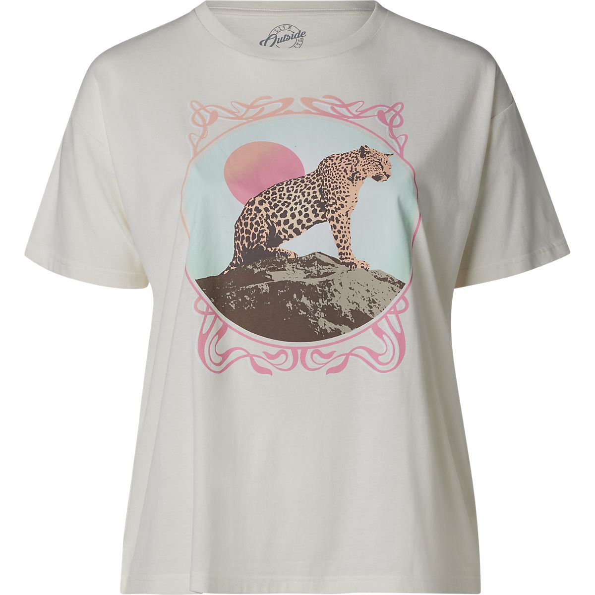 Live Outside the Limits Women's Psychedelic Leopard Oversized