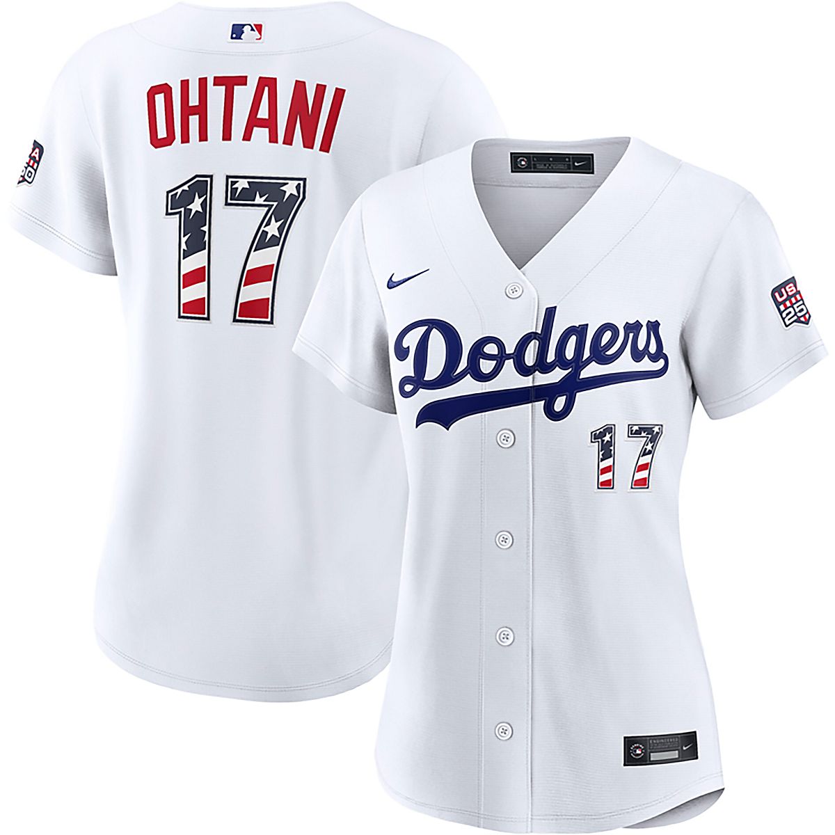 Nike Women's Los Angeles Dodgers USA 250 4th of July Home Stadium