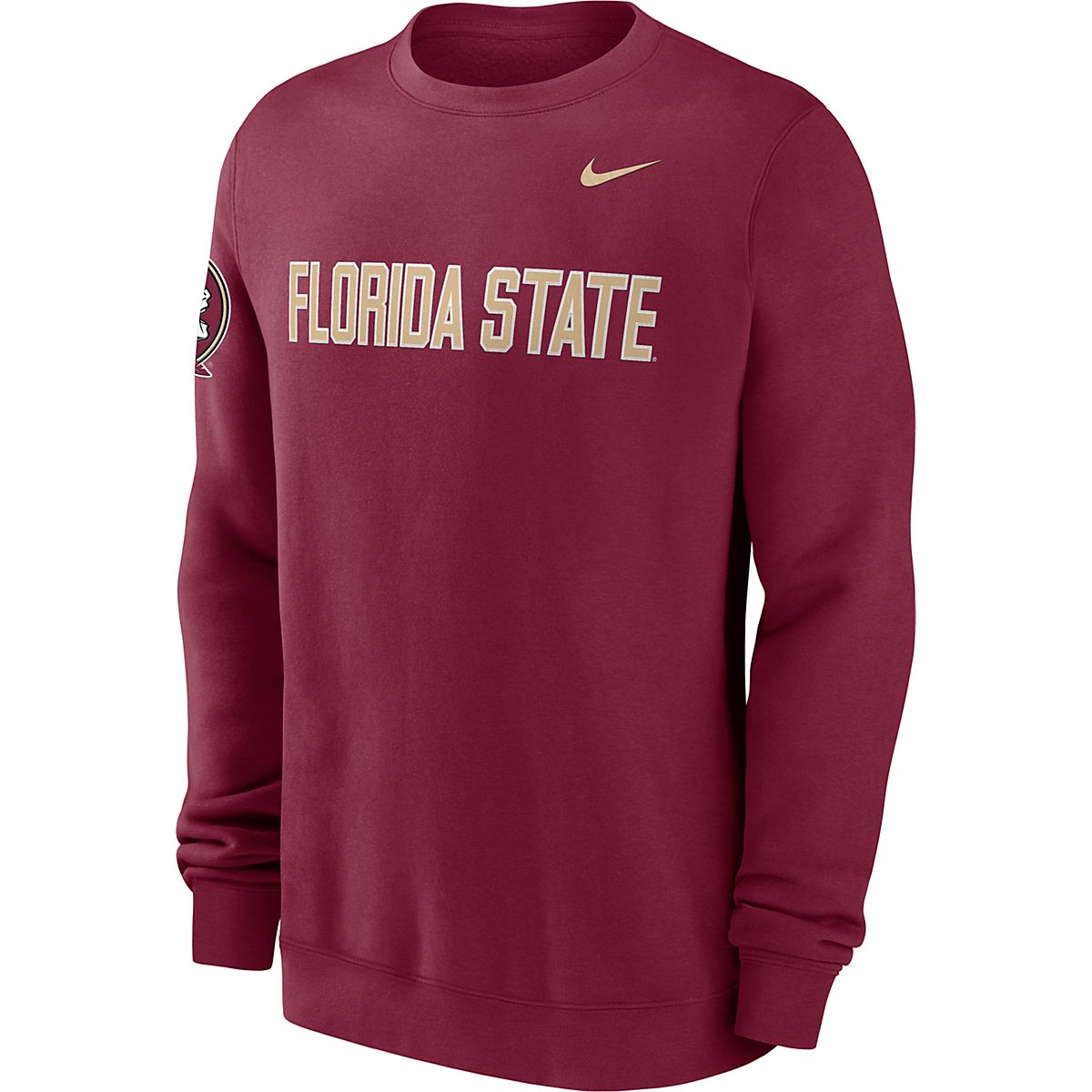 Nike Men's Florida State University School Club Crew Sweatshirt