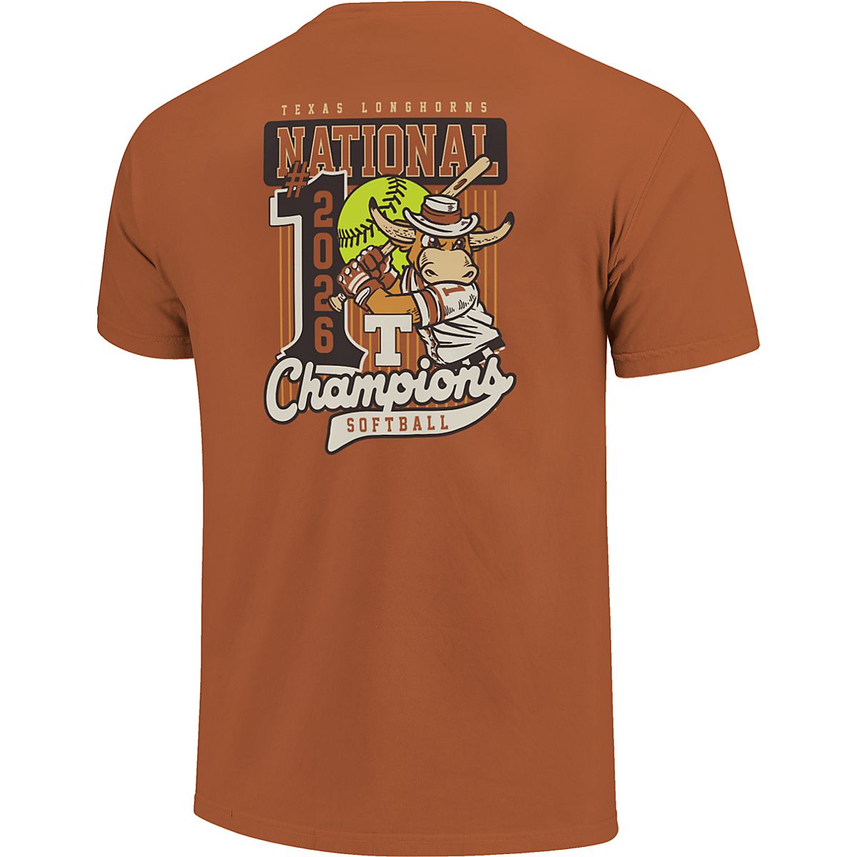 Image One Men's University of Texas 2026 WCWS National Champs Mascot ...