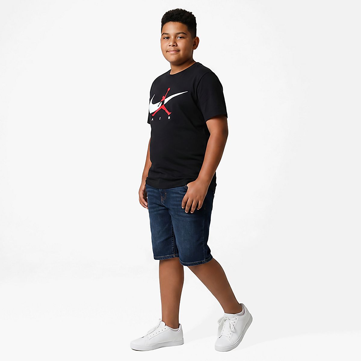 Jordan Boys' Jumpman Swoosh Intersection T-shirt