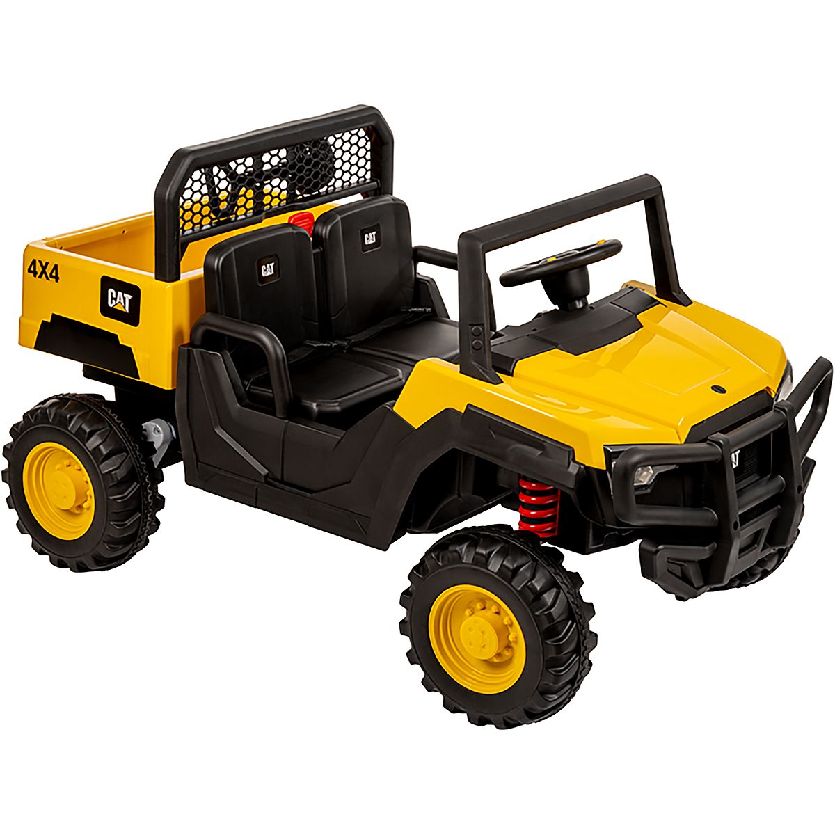 Huffy Kids' 12V Yellow CAT UTV Dump Truck Ride-On