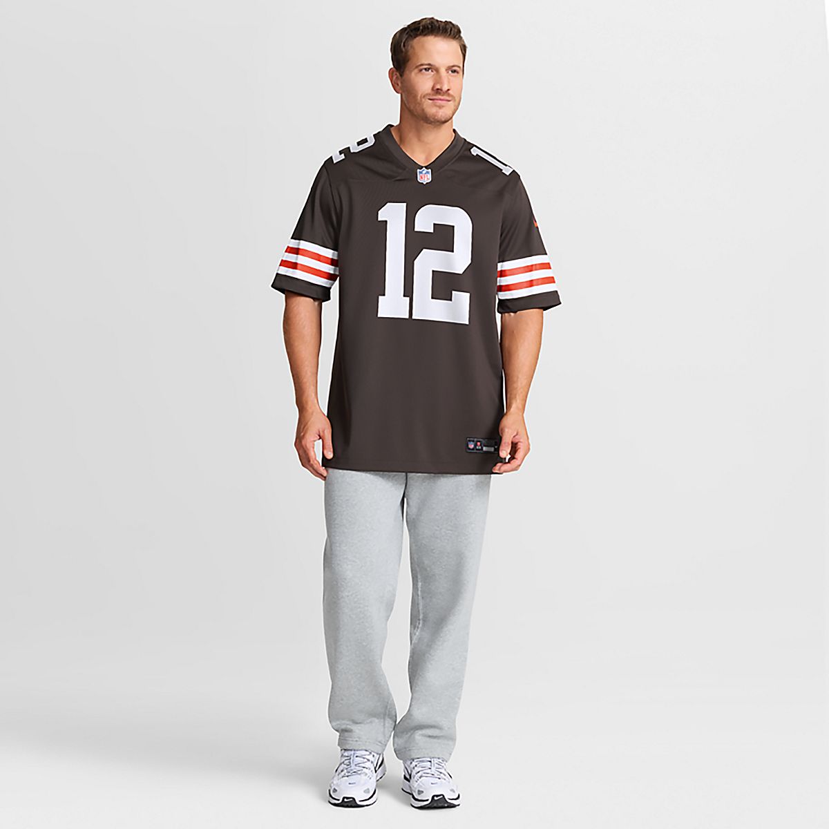 Nike Men's Cleveland Browns Shedeur Sanders #2 Home Game Jersey