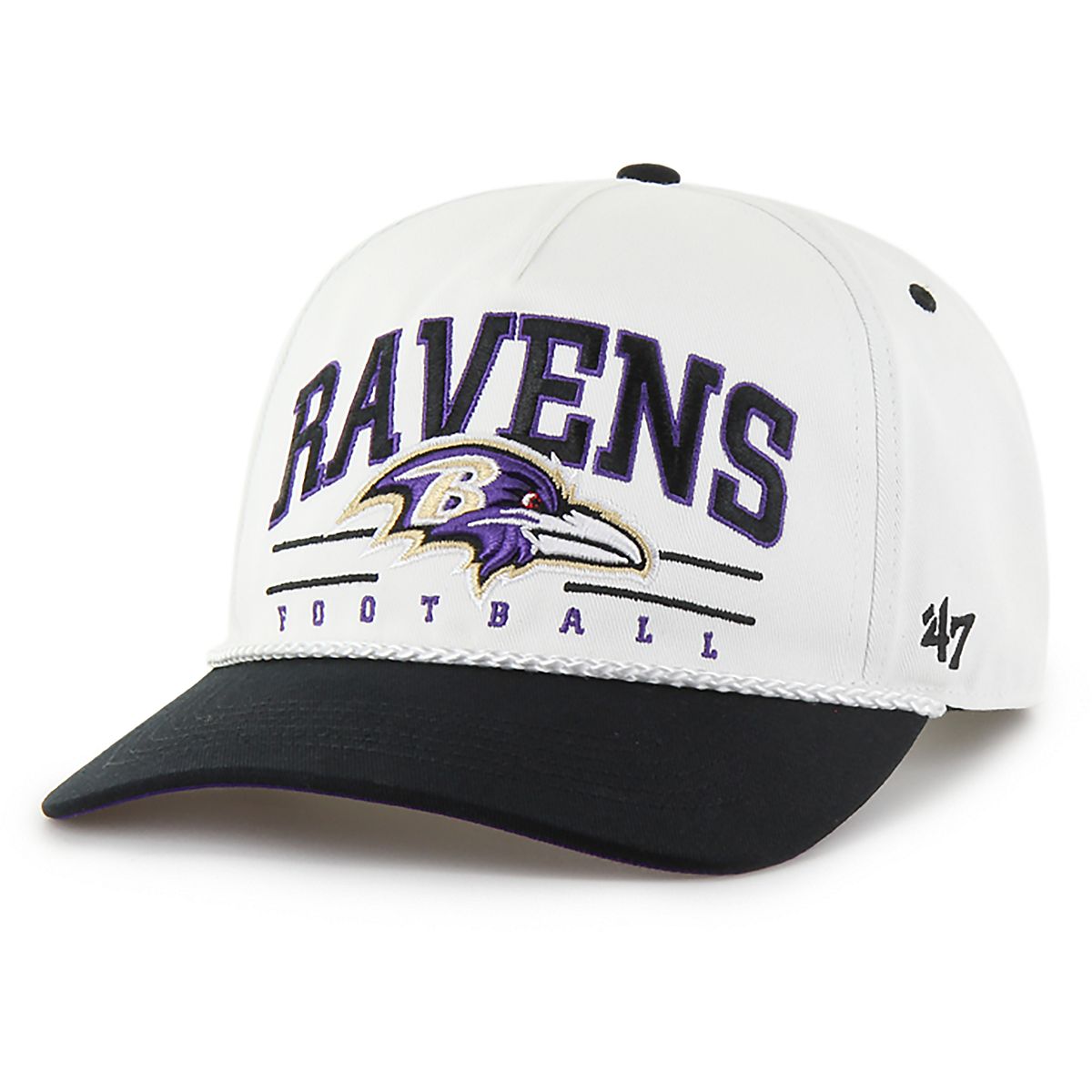 47 Adults' Ravens Roscoe Two Tone Hitch Cap | Academy