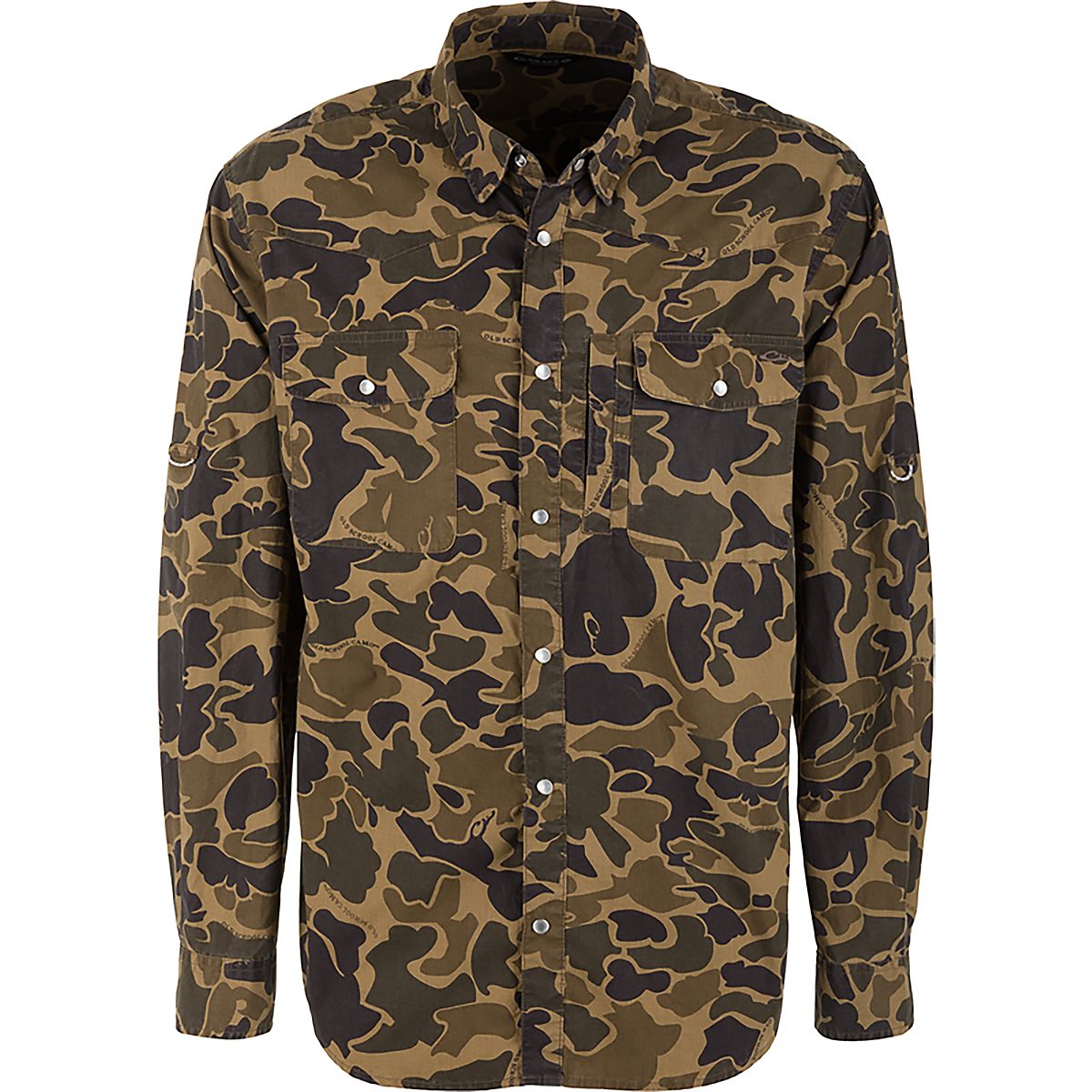 Drake Men's Cinco Ranch Acid Wash Long Sleeve Shirt