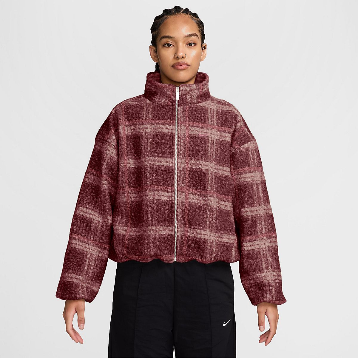 Nike Women's Street All Over Print Sherpa Jacket | Academy