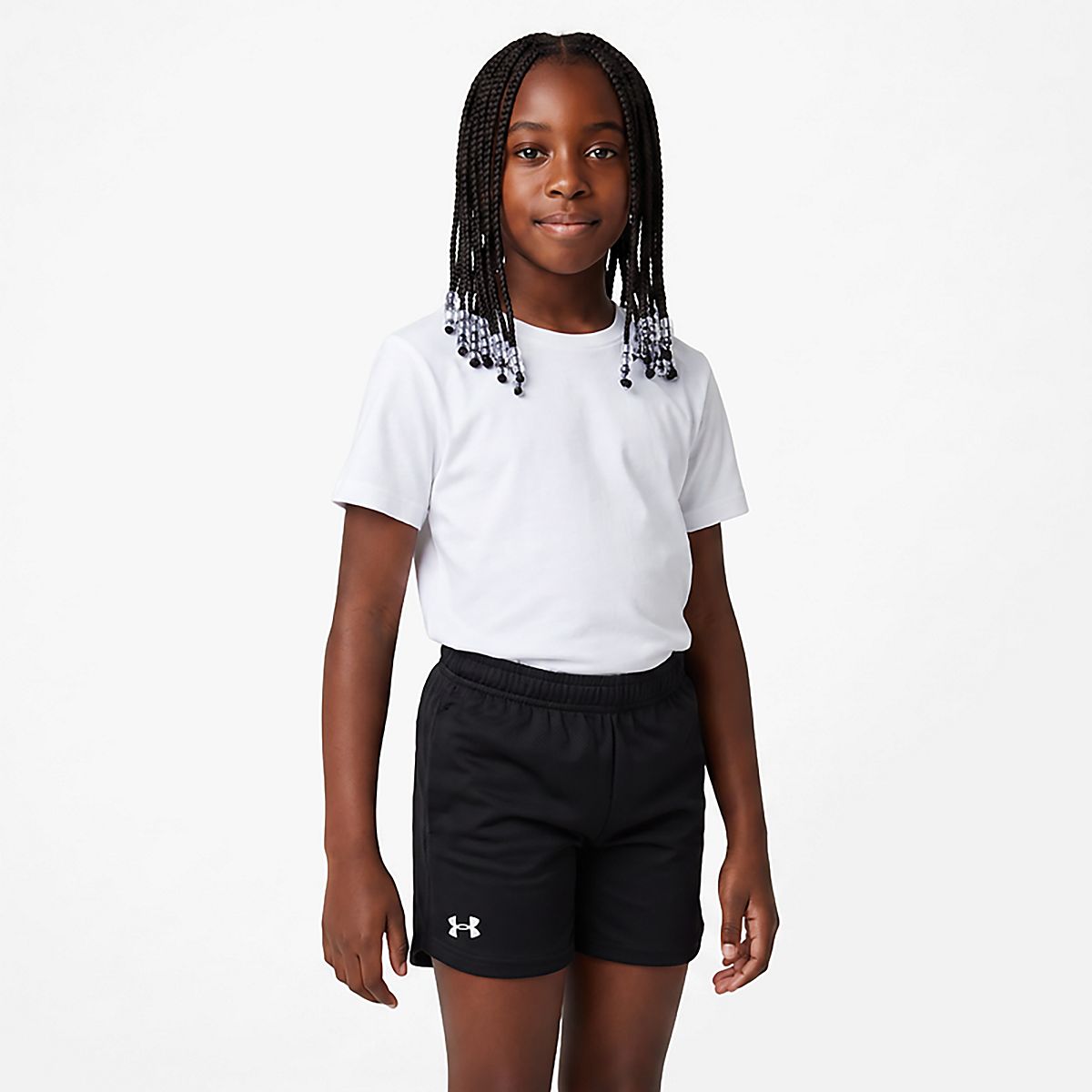 Under Armour Girls' UA Tech Mesh Play Up Shorts