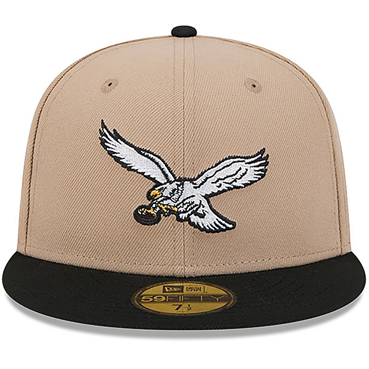 New Era Men's Philadelphia Eagles 59FIFTY Evergreen Camel Cap