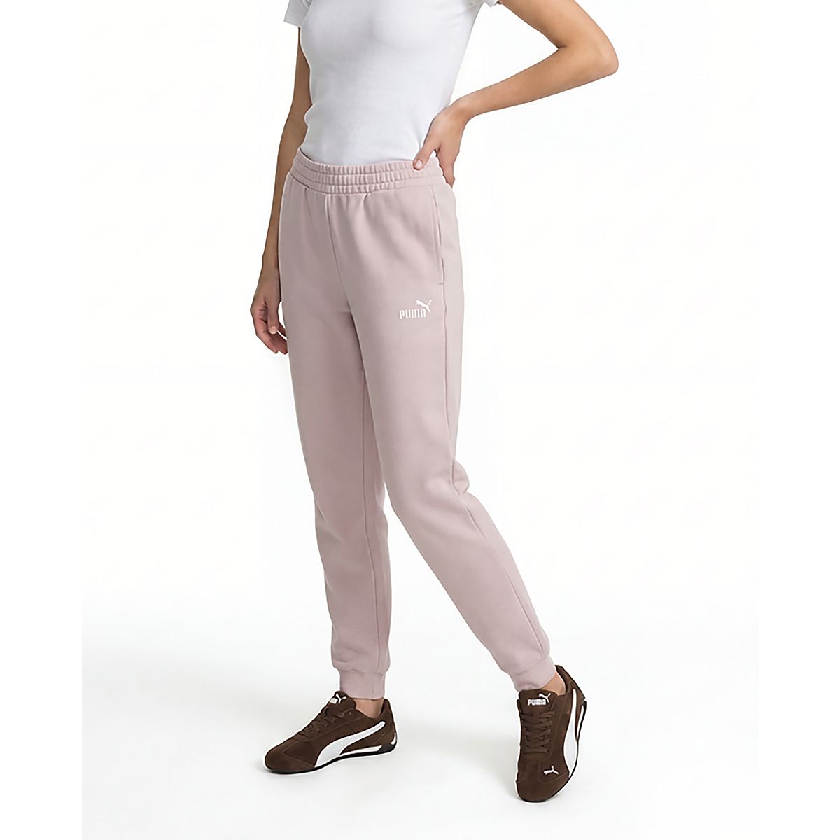 PUMA Women's High-Waist Fleece Joggers