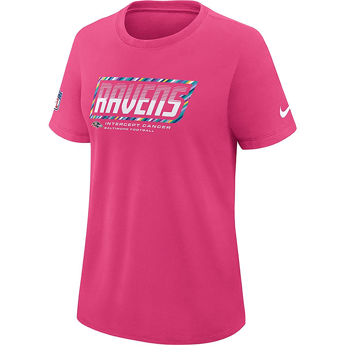 Nike Women's Baltimore Ravens Crucial Catch Graphic T-shirt