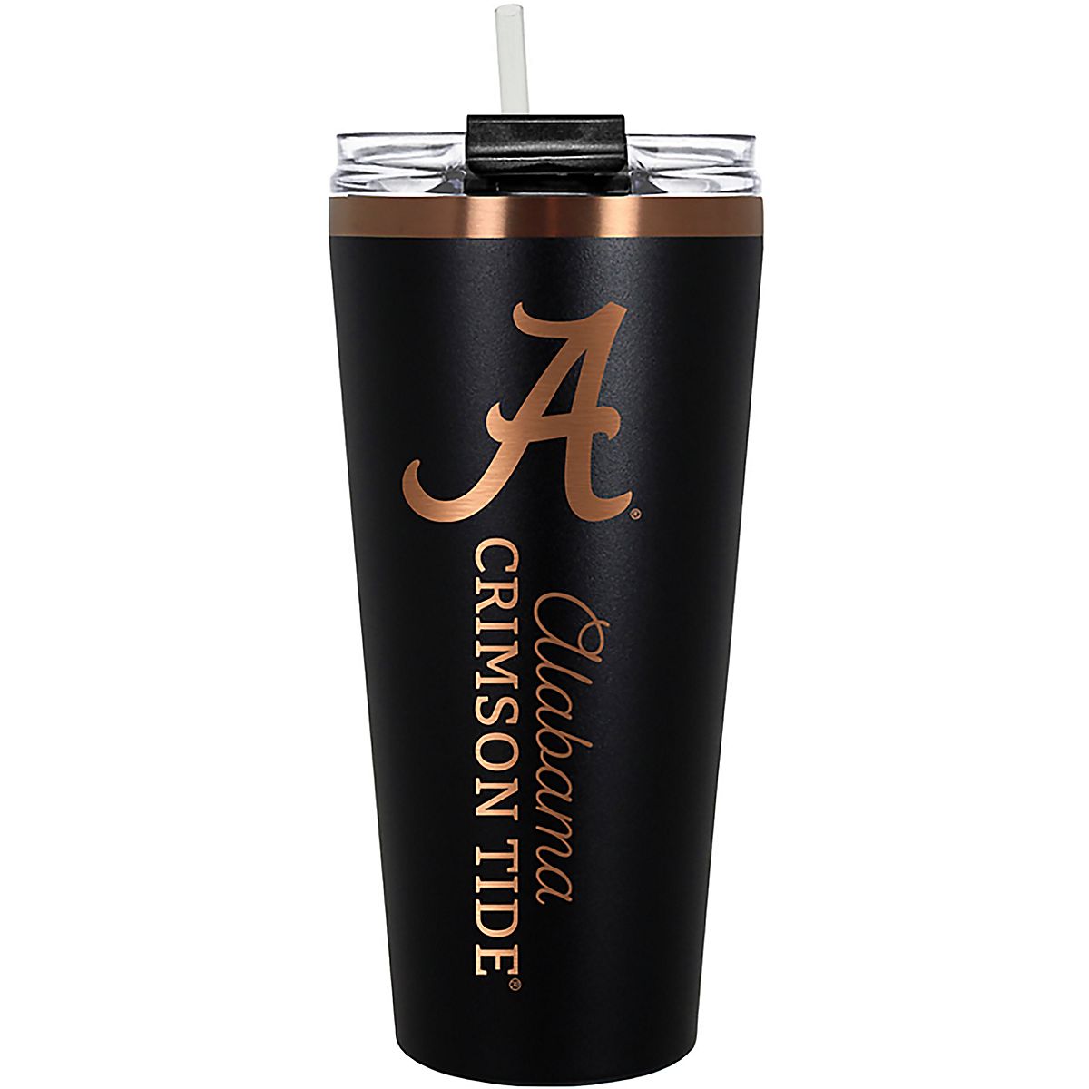 Great American Products Alabama Black and Copper Big Slim 32 oz Tumbler