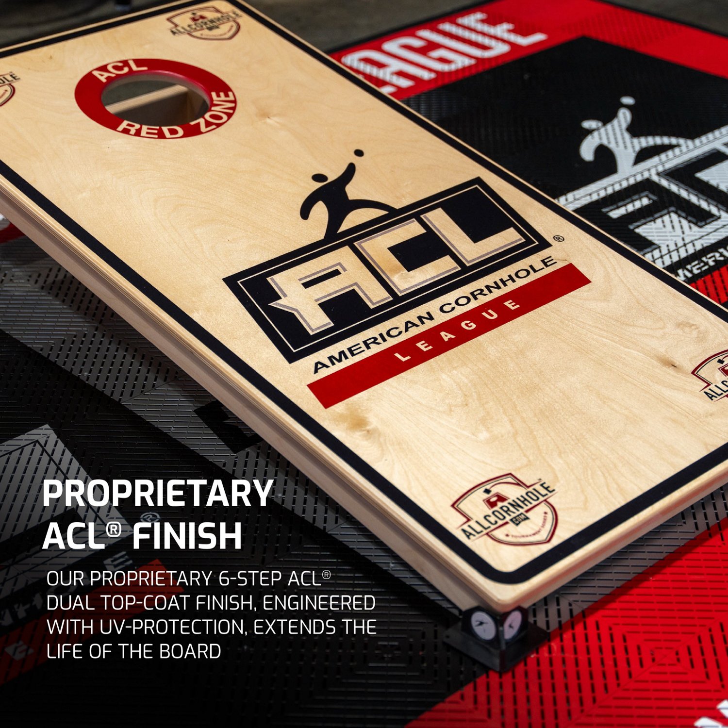 American Cornhole League ACL PRO 2x4 Cornhole Board Academy