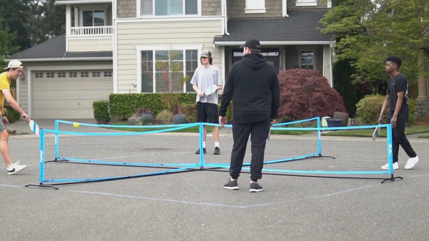 Baden 4Square Pickleball Set Free Shipping at Academy