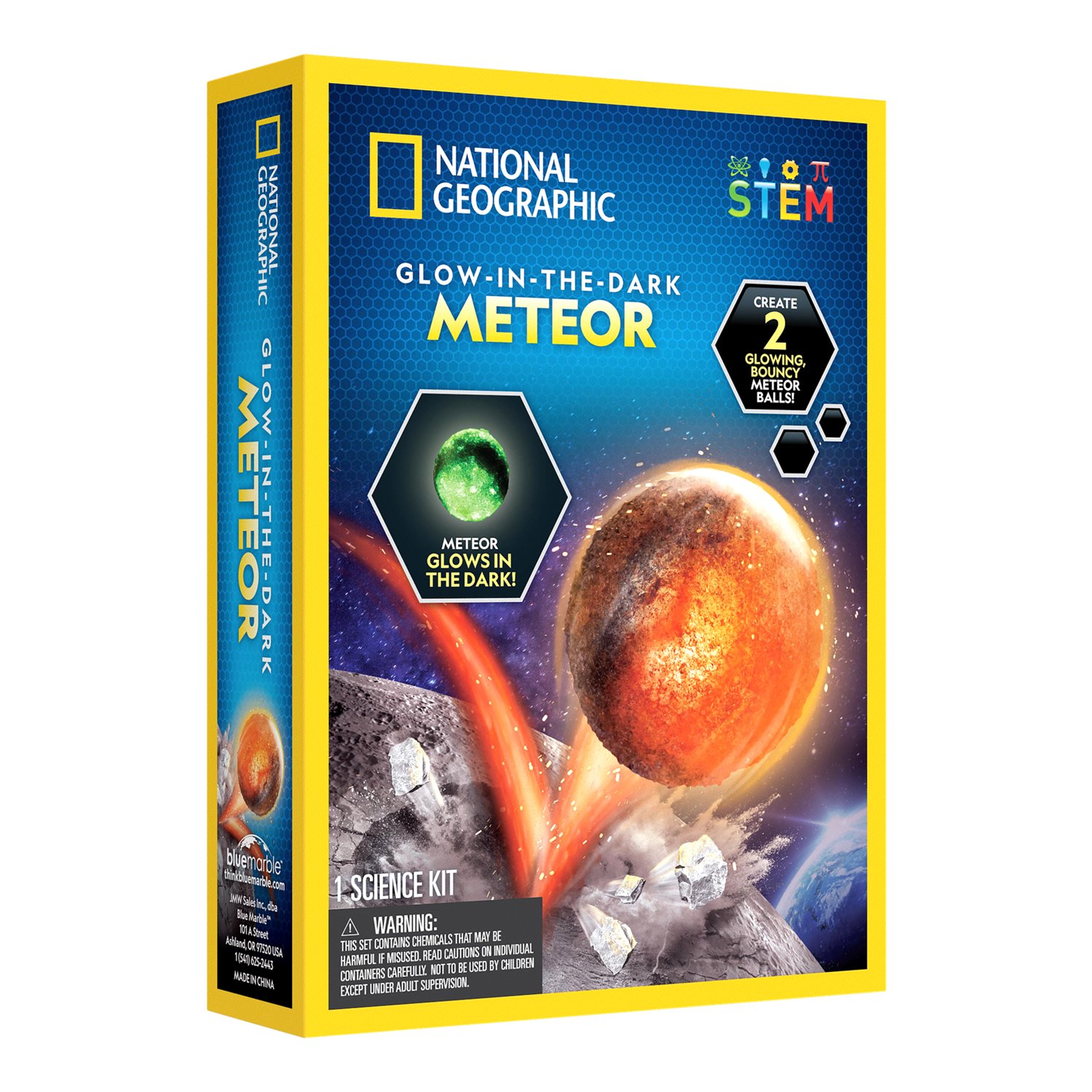 National Geographic Glow InTheDark Meteor Science Kit Academy