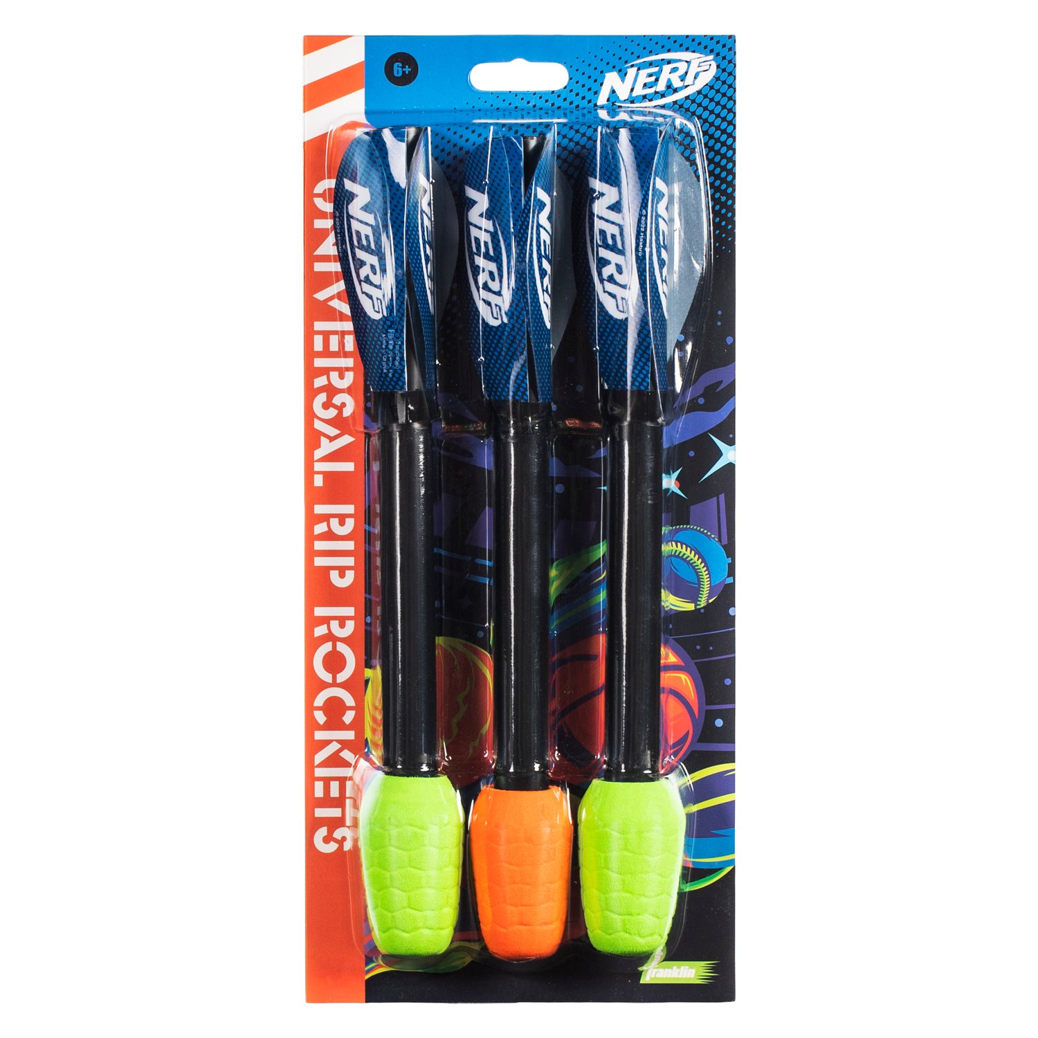 NERF Universal Replacement Rip Rockets 3-Pack | Academy