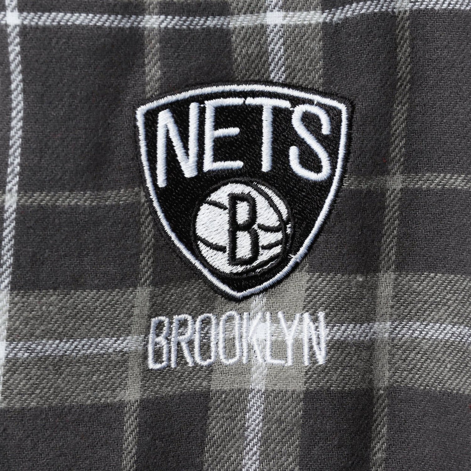 Concepts Sport /Gray Brooklyn Nets Ultimate Plaid Flannel Pajama Pants