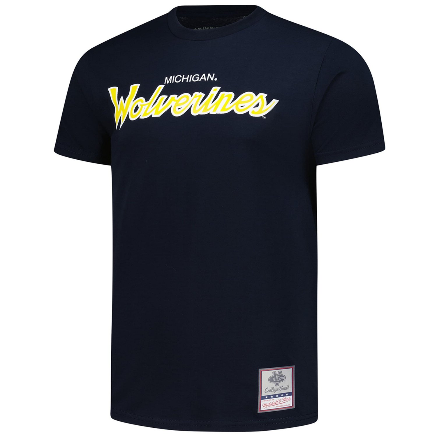 Mitchell Ness Michigan Wolverines Elite Script T-Shirt | Academy