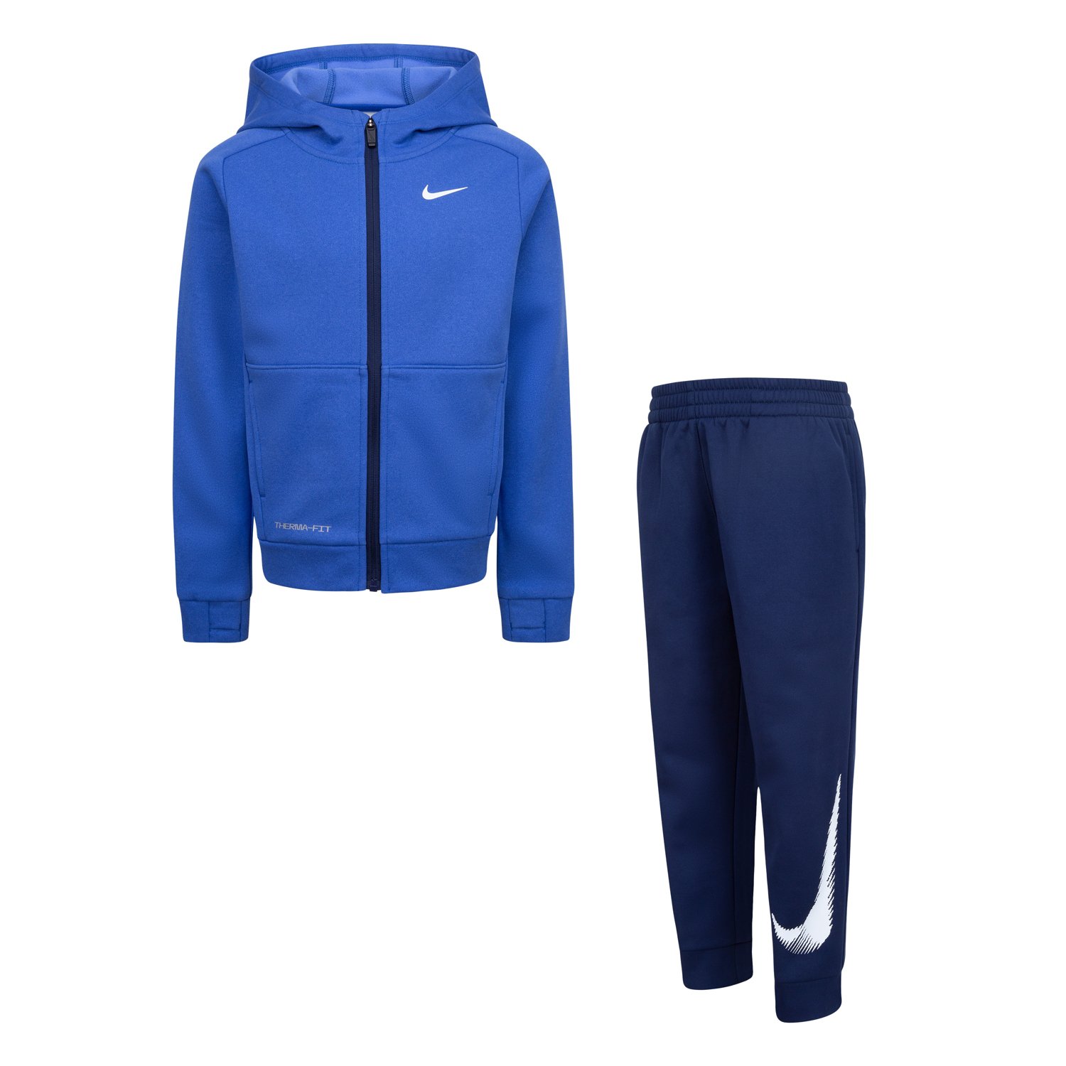 Nike Boys' Dri-FIT Fleece Full Zip Pants Set | Academy