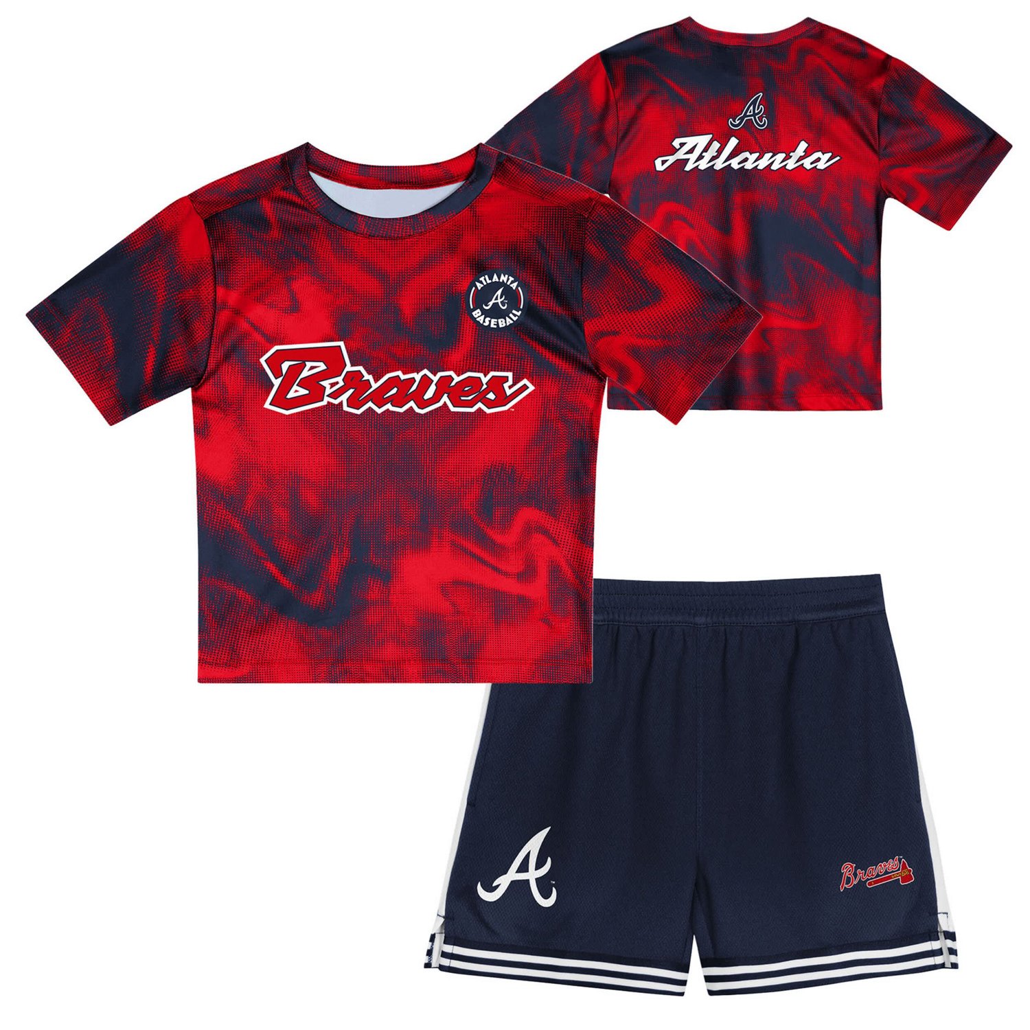 Preschool Atlanta Braves Hitter Infielder 2-Piece Set | Academy