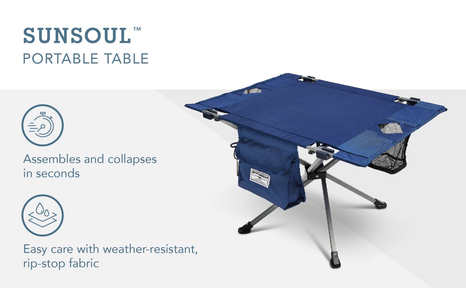SportBrella Sunsoul Portable Table Academy