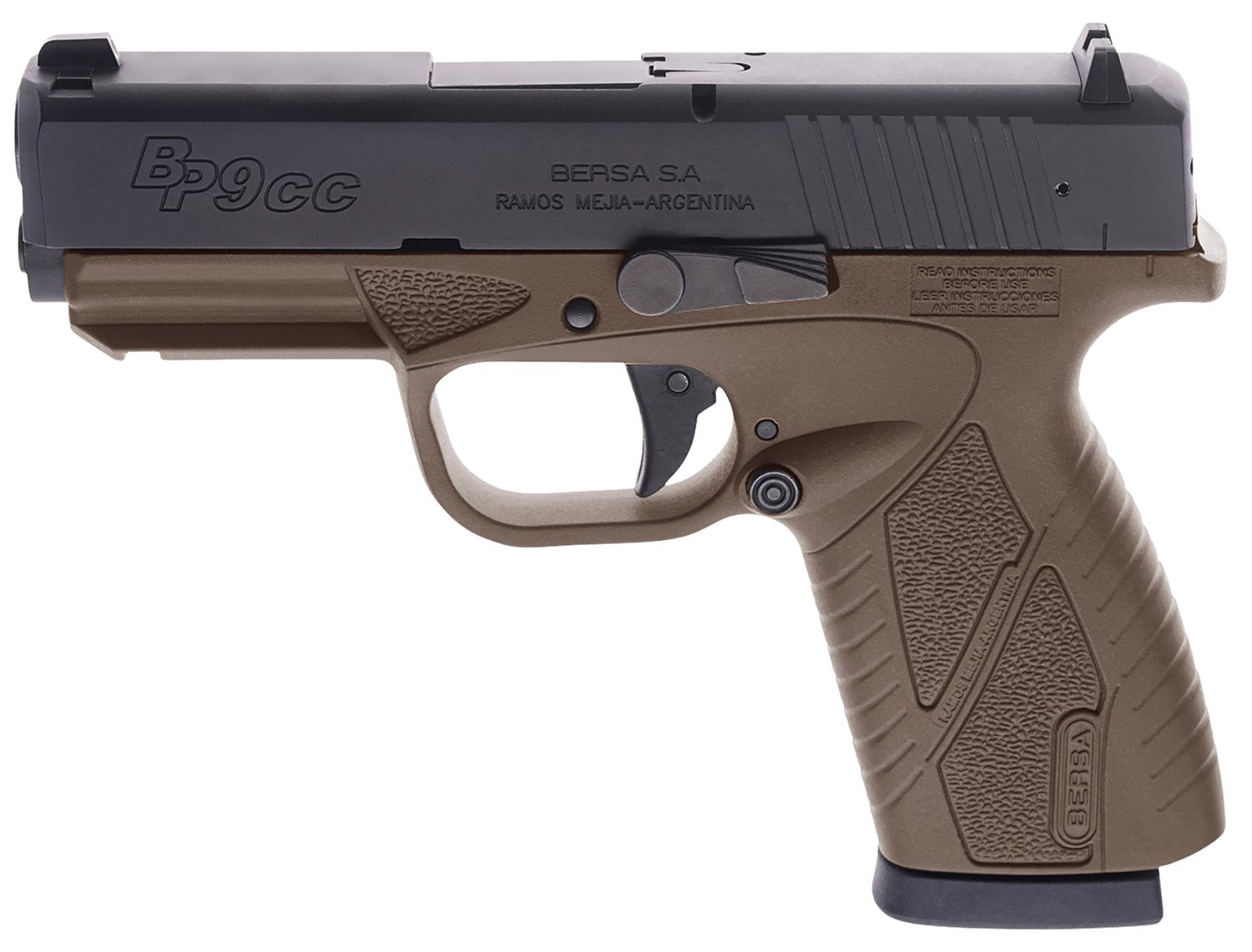 Bersa BP9 Concealed Carry 9mm Double-Action Pistol Ambidextrous | Academy