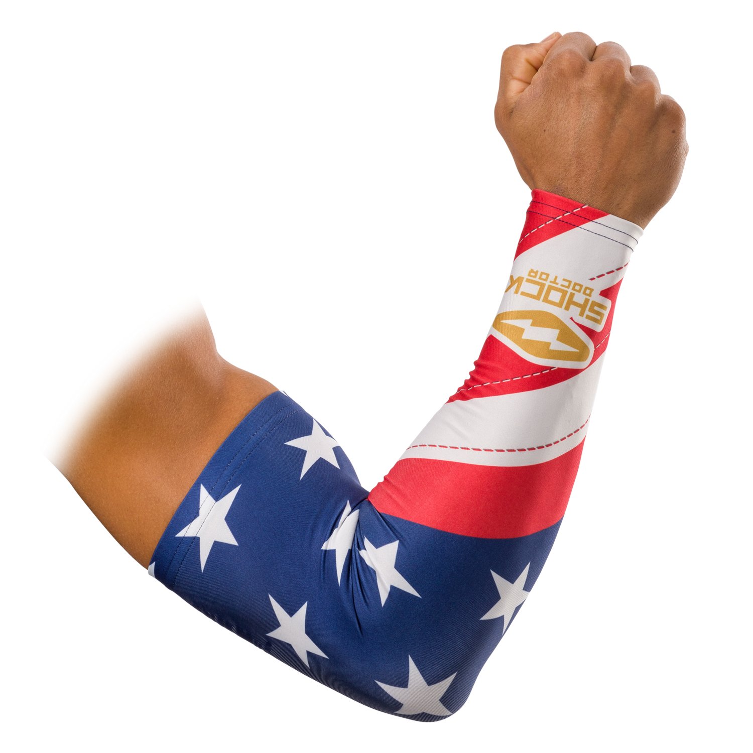 Shock Doctor Youth Showtime Stars and Stripes Compression Arm Sleeve ...