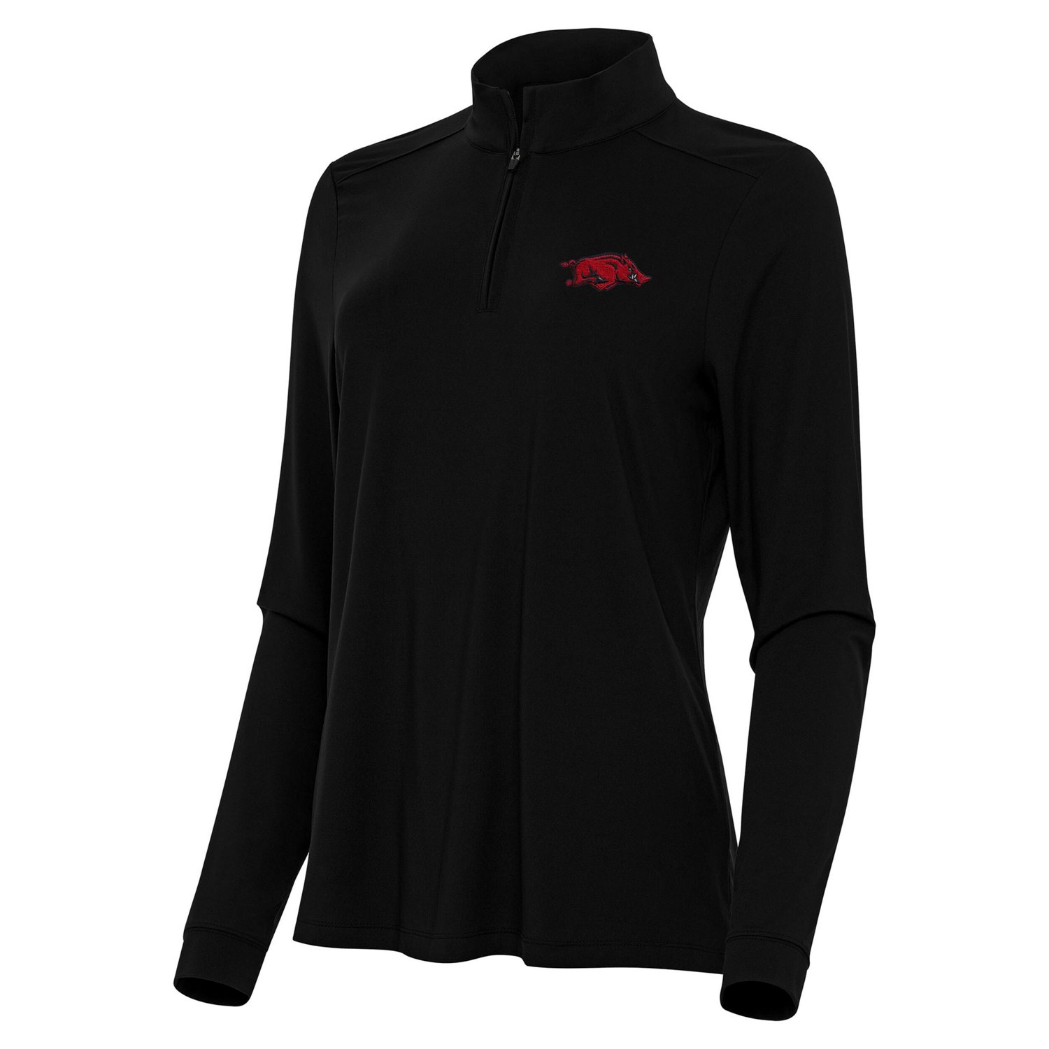 Antigua Arkansas Razorbacks Intent Quarter-Zip Top | Academy