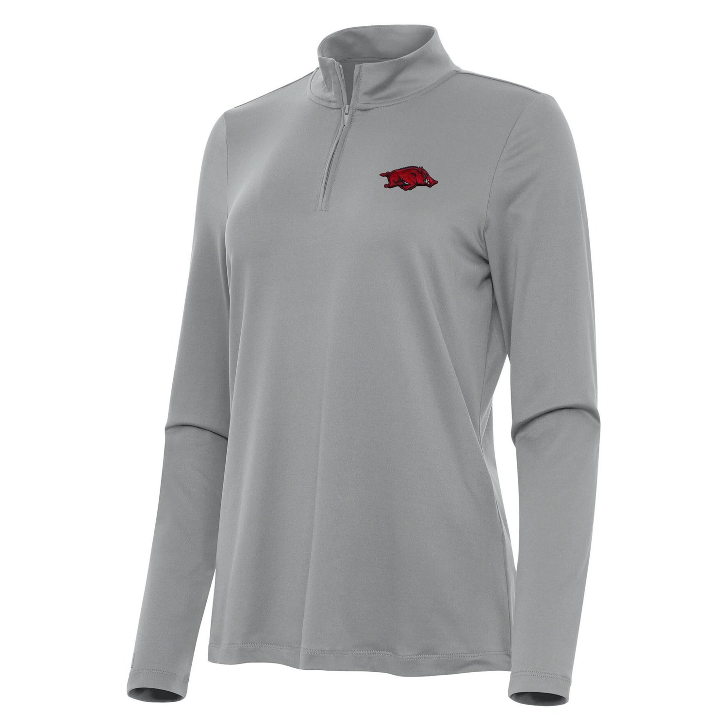 Antigua Arkansas Razorbacks Reprocess Quarter-Zip Top | Academy
