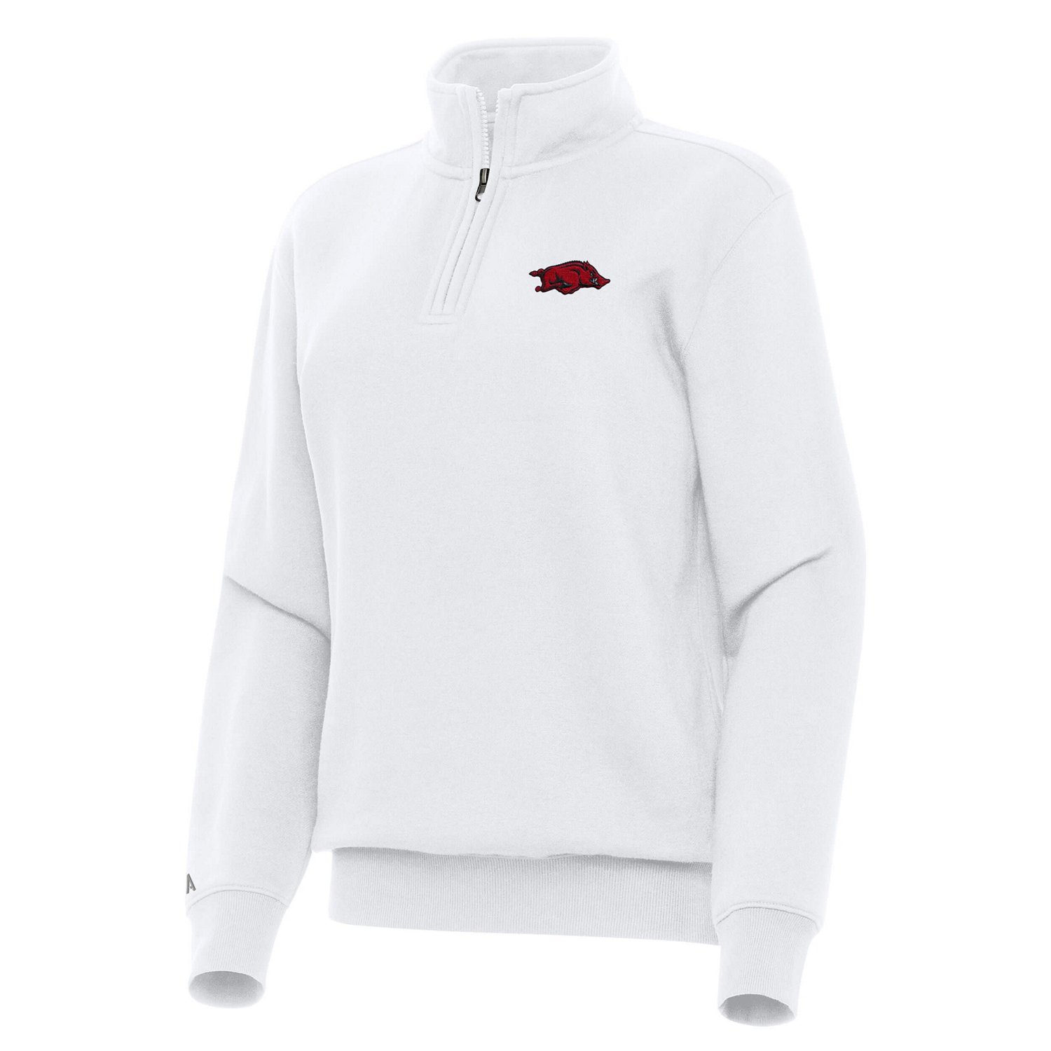 Antigua Arkansas Razorbacks Victory Quarter-Zip Sweatshirt | Academy