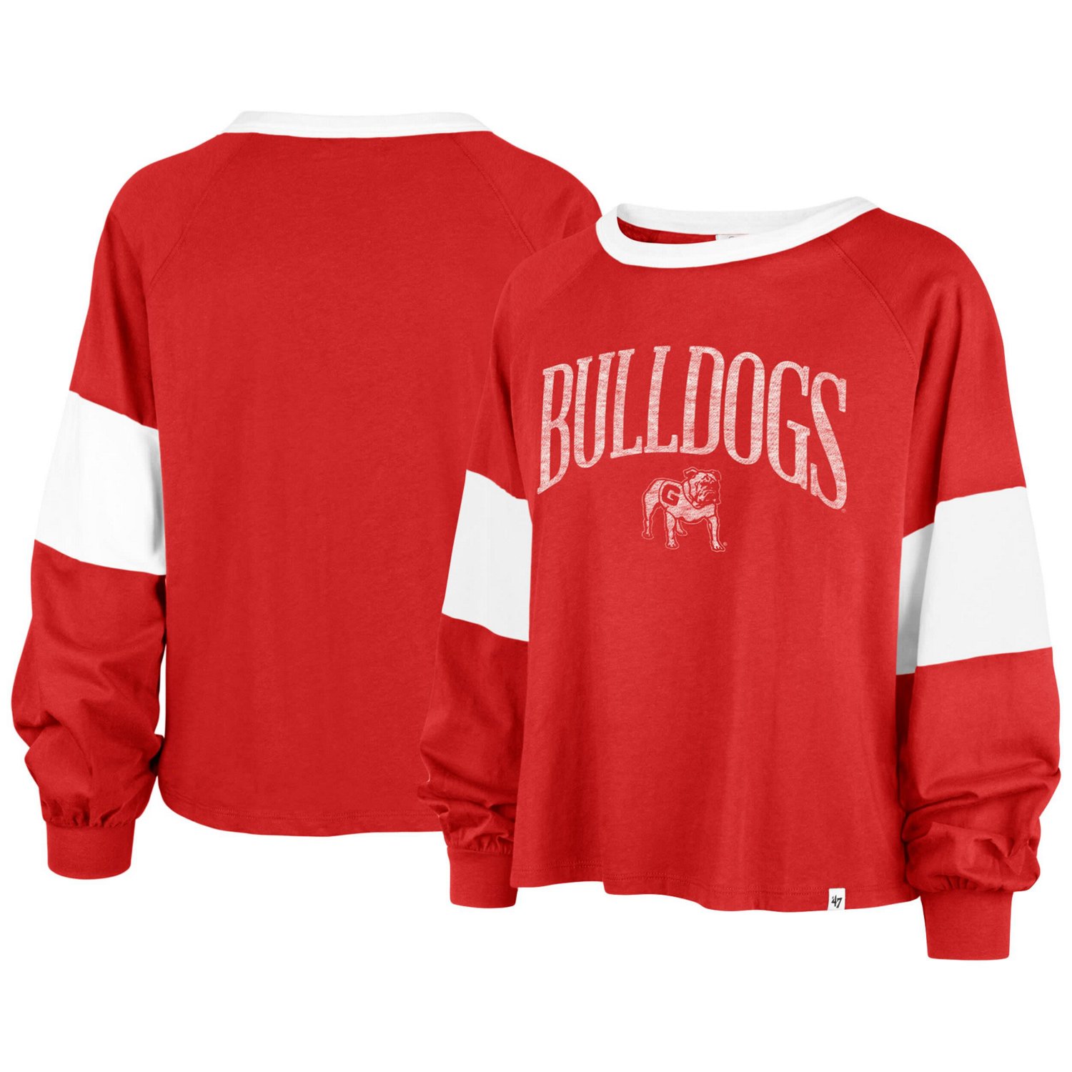 '47 Bulldogs Upside Rhea Raglan Long Sleeve TShirt Academy