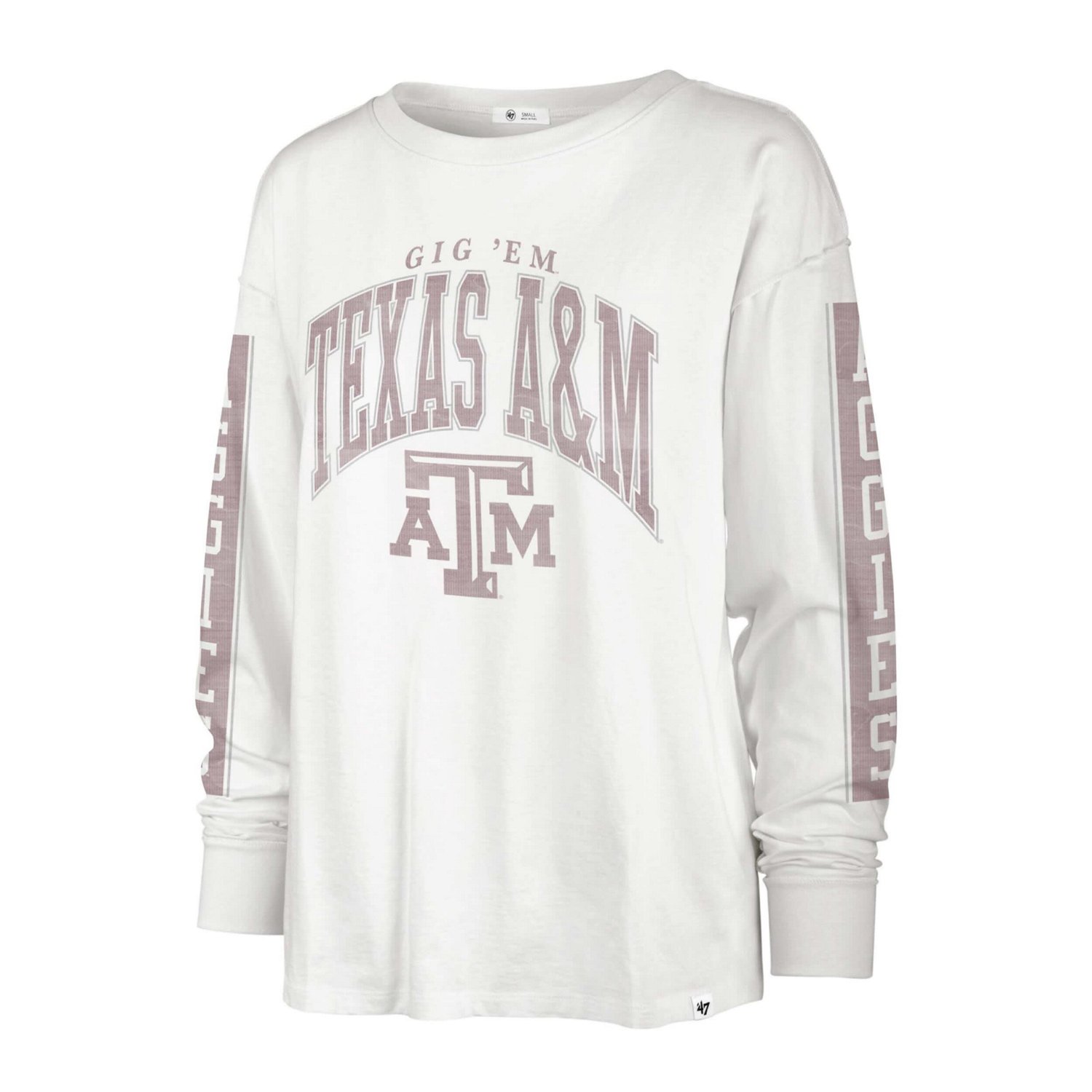 '47 Texas AM Aggies Statement SOA 3Hit Long Sleeve TShirt Academy