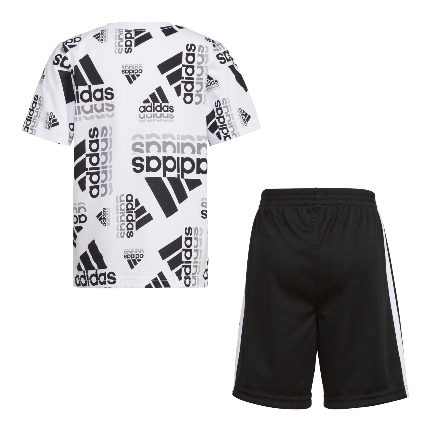 adidas 2-Piece Printed Cotton T-shirt and Short Set | Academy